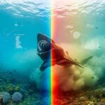 “Basking shark habitat impacted by warming oceans and changing plankton.”